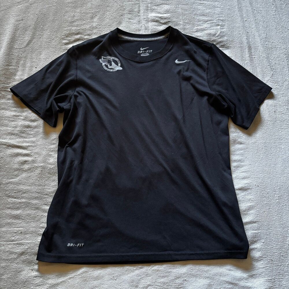 Nike Dri-FIT Men's Large Black Running T-Shirt – Portland Running Co. Graphic